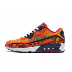 WMNS/Men Nike Air Max 90 Orange Pink Running Shoes