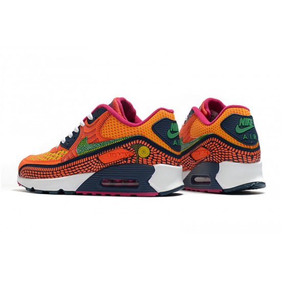 WMNS/Men Nike Air Max 90 Orange Pink Running Shoes