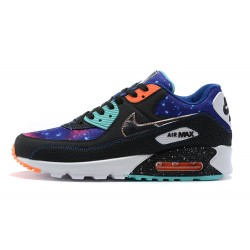 WMNS/Men Nike Air Max 90 Supernova Blue White CW6018-001 Running Shoes