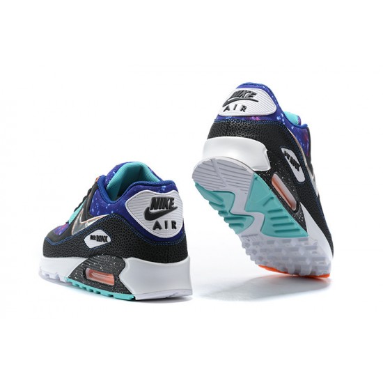 WMNS/Men Nike Air Max 90 Supernova Blue White CW6018-001 Running Shoes