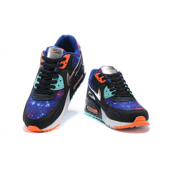 WMNS/Men Nike Air Max 90 Supernova Blue White CW6018-001 Running Shoes