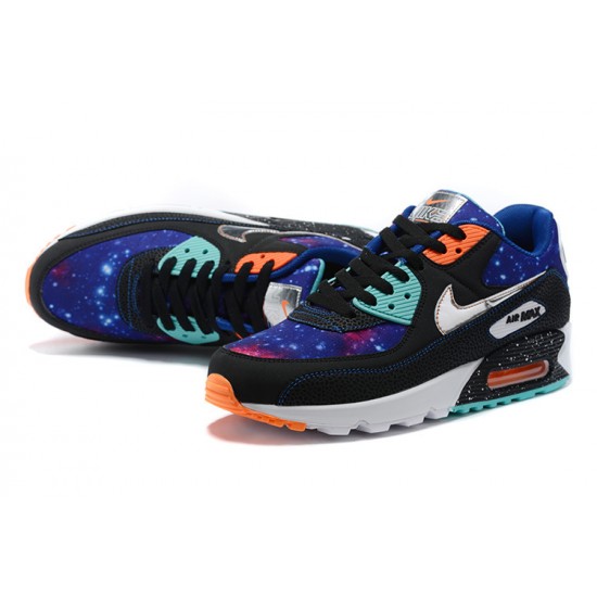 WMNS/Men Nike Air Max 90 Supernova Blue White CW6018-001 Running Shoes