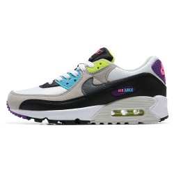 WMNS Nike Air Max 90 Black Grey DR9900-100 Running Shoes