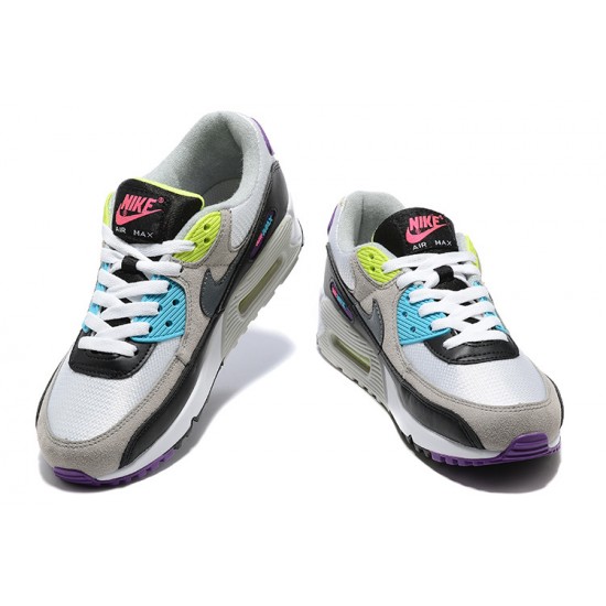 WMNS Nike Air Max 90 Black Grey DR9900-100 Running Shoes