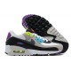 WMNS Nike Air Max 90 Black Grey DR9900-100 Running Shoes