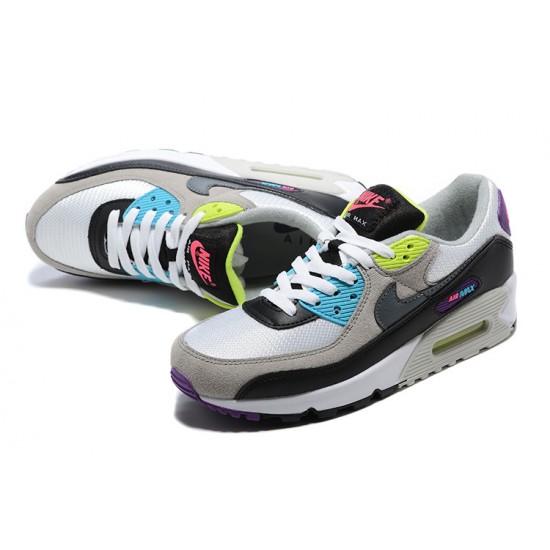 WMNS Nike Air Max 90 Black Grey DR9900-100 Running Shoes