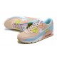 WMNS Nike Air Max 90 Pink Blue DJ9997-100 Running Shoes