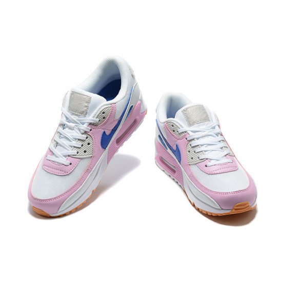 WMNS Nike Air Max 90 White Pink DX3316-100 Running Shoes