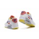 WMNS Nike Air Max 90 White Yellow Running Shoes