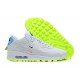 Men Nike Air Max 90 SE Worldwide White Blue CK7069-100 Running Shoes