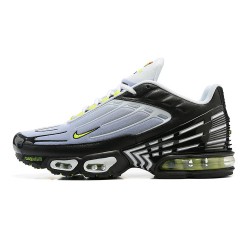 Men Nike Air Max Plus 3 Black Grey and Green Running Shoes