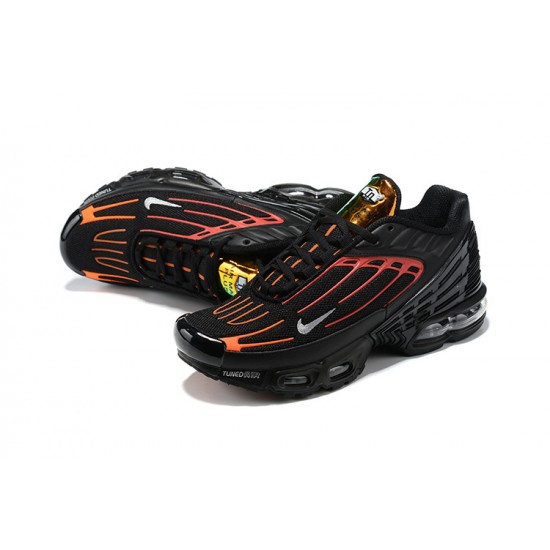 Men Nike Air Max Plus 3 Black Red CV1643-001 Running Shoes