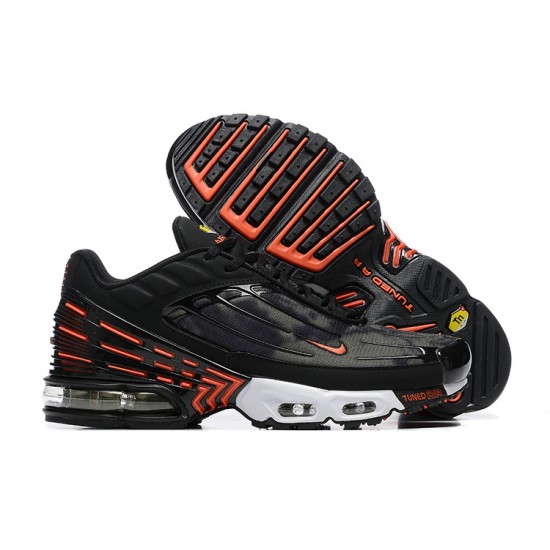 Men Nike Air Max Plus 3 Black Red FV6914-001 Running Shoes