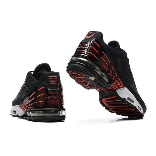 Men Nike Air Max Plus 3 Black Red FV6914-001 Running Shoes