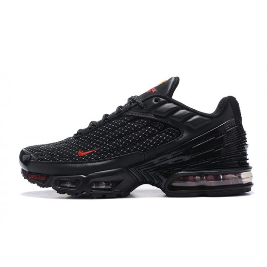 Men Nike Air Max Plus 3 Black Running Shoes