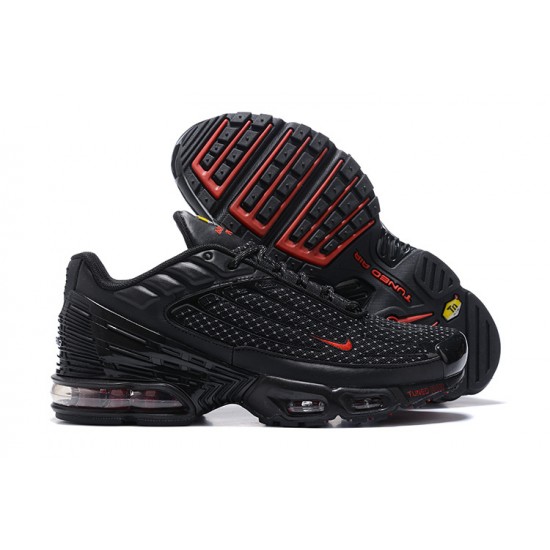 Men Nike Air Max Plus 3 Black Running Shoes