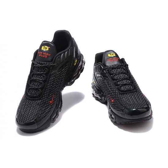 Men Nike Air Max Plus 3 Black Running Shoes