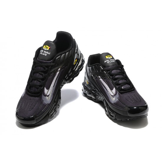 Men Nike Air Max Plus 3 Black White FD0659-001 Running Shoes