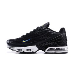 Men Nike Air Max Plus 3 Black White Running Shoes