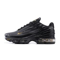 Men Nike Air Max Plus 3 Black Yellow CK6716-010 Running Shoes