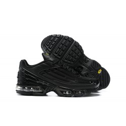 Men Nike Air Max Plus 3 Black Yellow Running Shoes