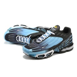 Men Nike Air Max Plus 3 Black and Blue Running Shoes