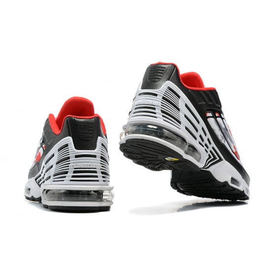 Men Nike Air Max Plus 3 Black and Red Running Shoes