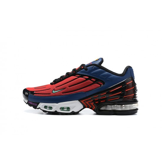 Men Nike Air Max Plus 3 Blue Red CD6871-401 Running Shoes