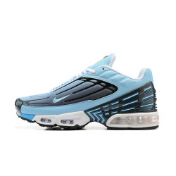 Men Nike Air Max Plus 3 Blue and Black Running Shoes