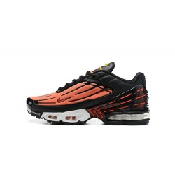 Men Nike Air Max Plus 3 Orange Black CD7005-001 Running Shoes