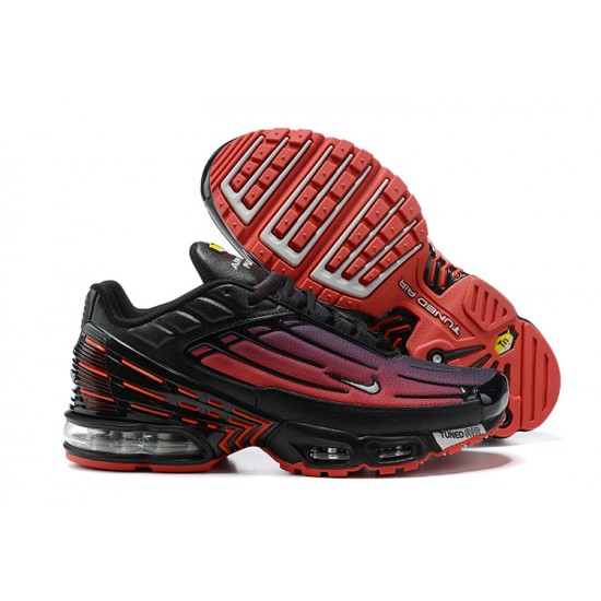 Men Nike Air Max Plus 3 Red Black CT1693-002 Running Shoes