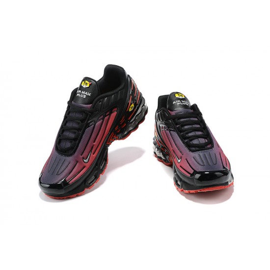 Men Nike Air Max Plus 3 Red Black CT1693-002 Running Shoes