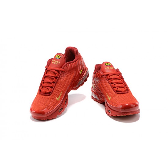 Men Nike Air Max Plus 3 Red CK6715-600 Running Shoes