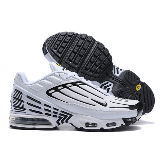 Men Nike Air Max Plus 3 White Black CK6716-100 Running Shoes