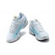 Men Nike Air Max Plus 3 White Blue Running Shoes