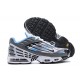 Men Nike Air Max Plus 3 White Blue and Grey Running Shoes