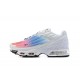 Men Nike Air Max Plus 3 White Blue and Pink Running Shoes