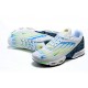 Men Nike Air Max Plus 3 White Blue and Yellow DV7138-100 Running Shoes