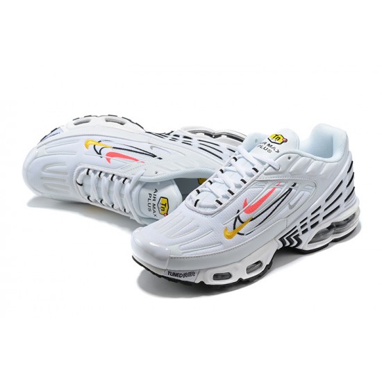 Men Nike Air Max Plus 3 White DN6993-100  Running Shoes