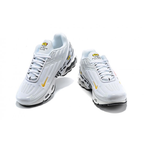 Men Nike Air Max Plus 3 White DN6993-100  Running Shoes