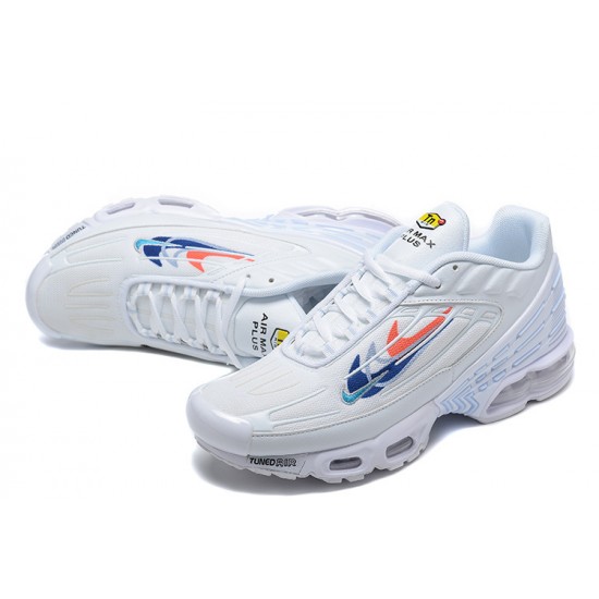 Men Nike Air Max Plus 3 White FJ4225-100 Running Shoes