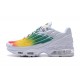 Men Nike Air Max Plus 3 White Green and Yellow Running Shoes