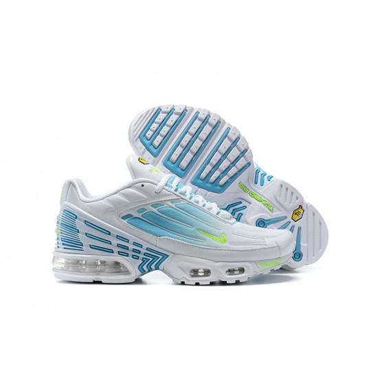 WMNS/Men Nike Air Max Plus 3 White Blue DM2835-100 Running Shoes