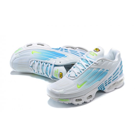 WMNS/Men Nike Air Max Plus 3 White Blue DM2835-100 Running Shoes