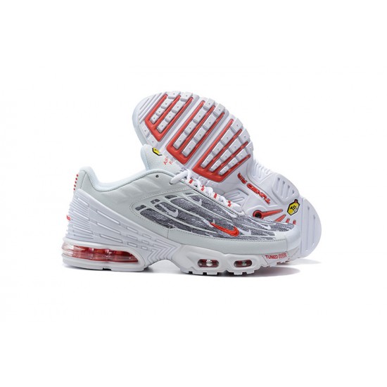 WMNS/Men Nike Air Max Plus 3 White Grey DH4107-100 Running Shoes