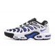 Men Nike Air Max Plus Drift White Blue and Black Running Shoes