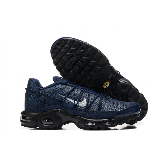 Men Nike Air Max Plus Utility Blue Black FD0670-400 Running Shoes