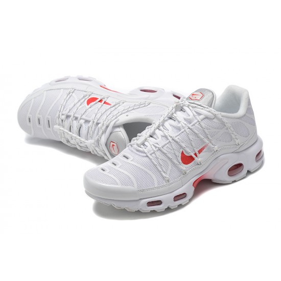 Men Nike Air Max Plus Utility White Red FN3488-100 Running Shoes