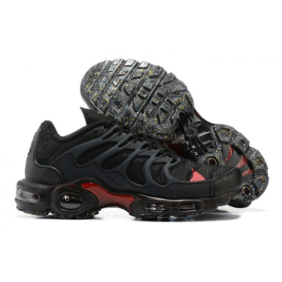 Men Nike Air Max Terrascape Plus Black Red Running Shoes