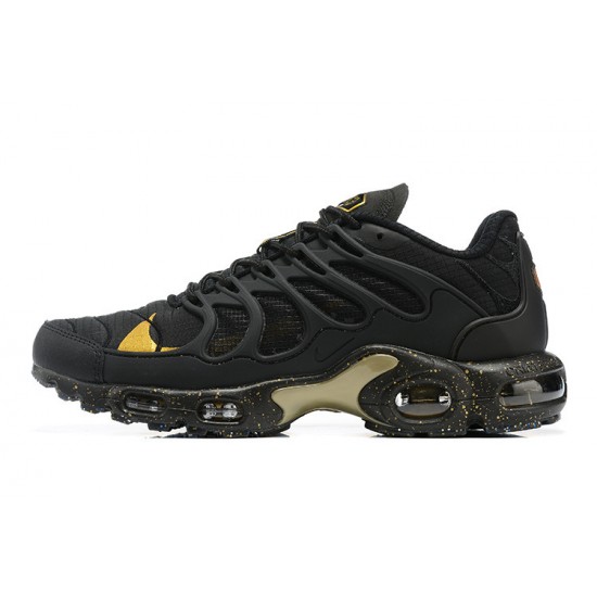 Men Nike Air Max Terrascape Plus Black Yellow Running Shoes